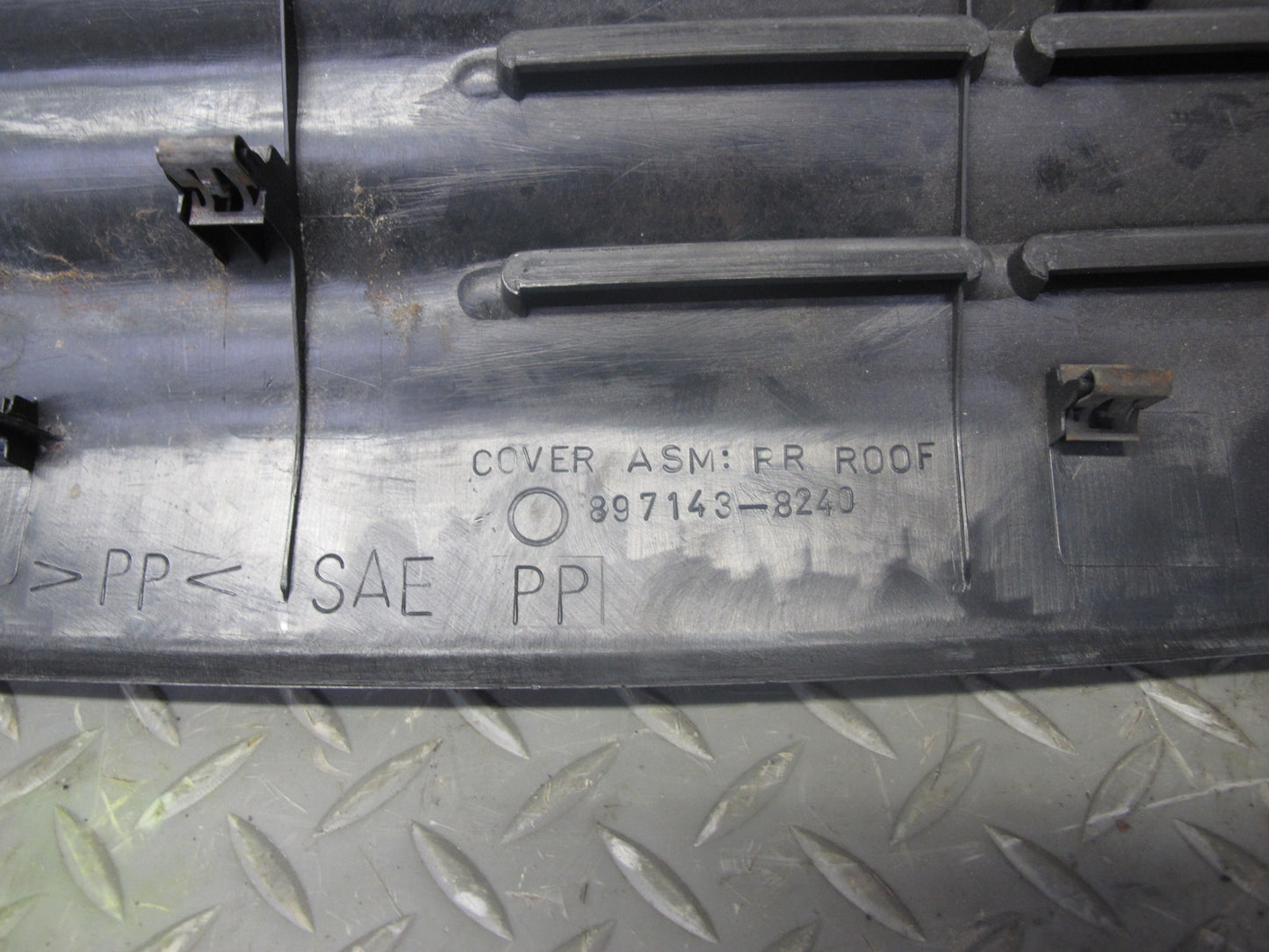 99-01 Isuzu Vehicross Rear Trunk Upper Headliner & Lower Scuff Trim Panel OEM