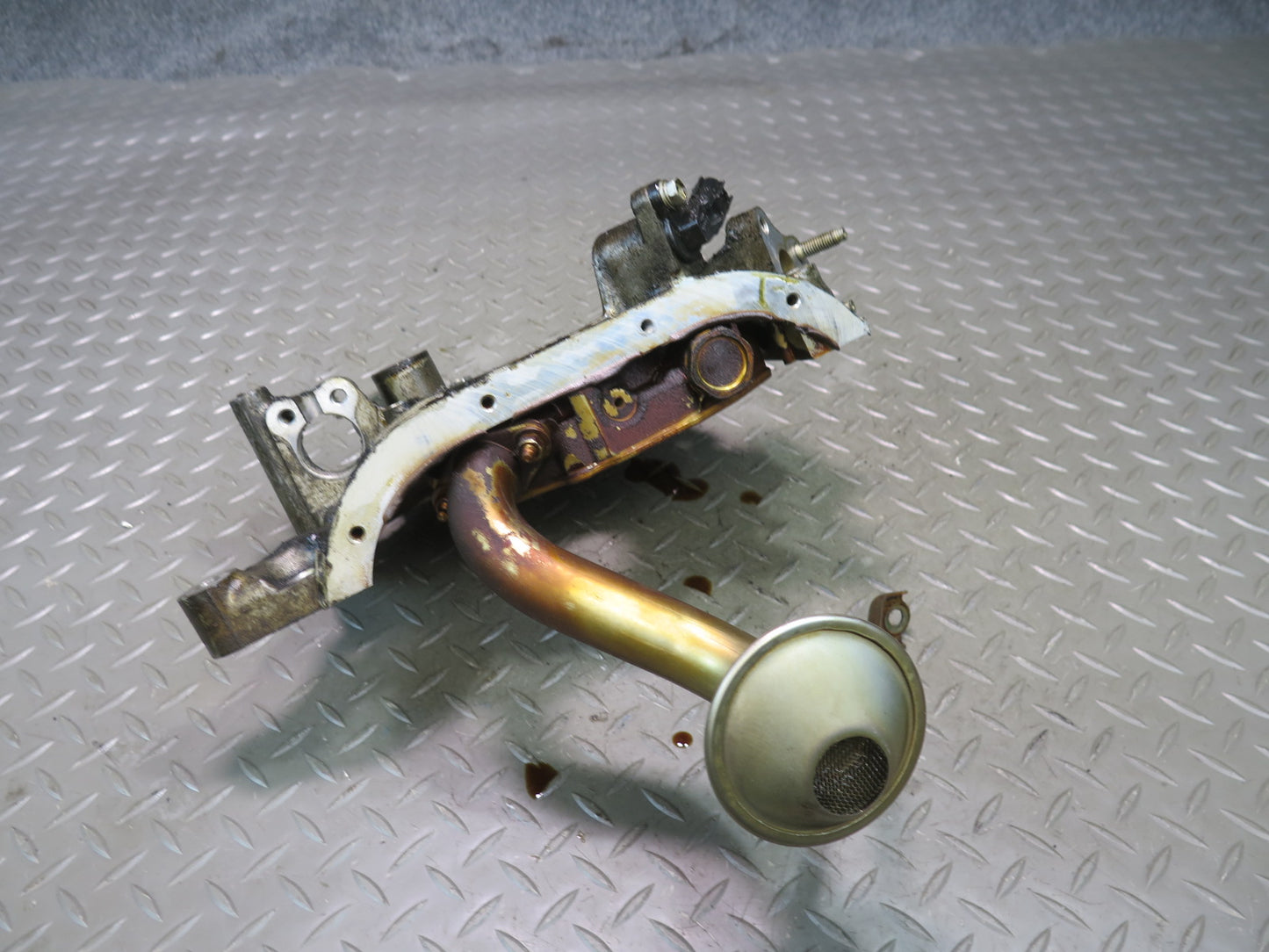 98-00 Lexus LS400 1UZFE Engine Motor Oil Pump w Strainer Pick UP Tube Set OEM