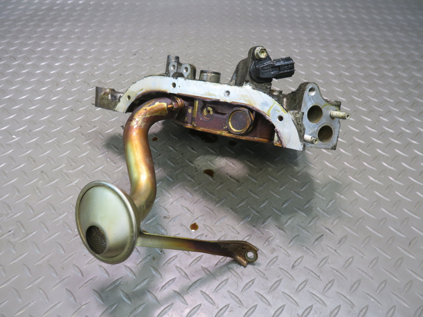 98-00 Lexus LS400 1UZFE Engine Motor Oil Pump w Strainer Pick UP Tube Set OEM