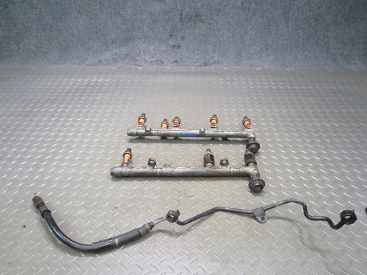 98-00 Lexus UCF20L LS400 1UZFE Fuel Rail w Injector Set Assembly OEM