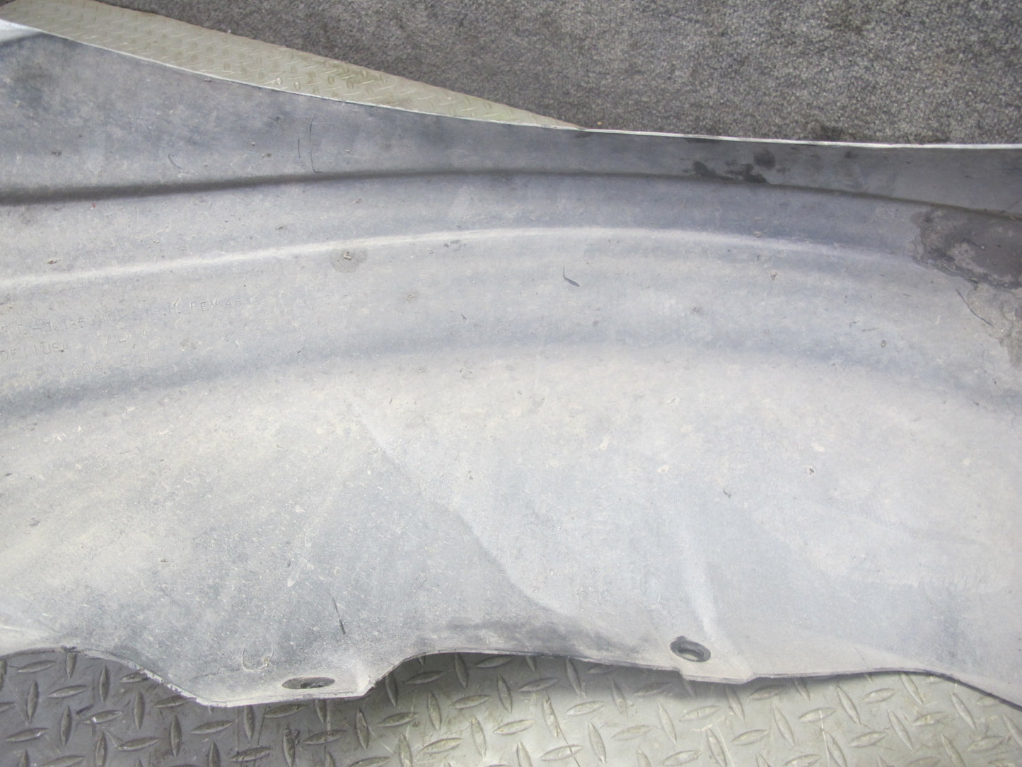 84-96 Chevrolet Corvette C4 Rear Right Fender Liner Splash Shield Guard OEM