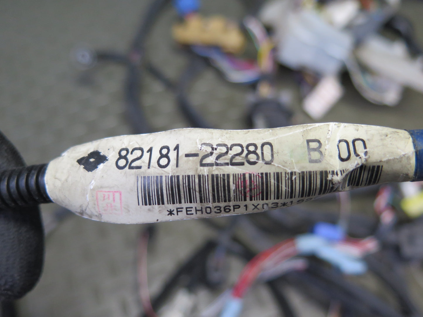 1996 Toyota MARK2 JZX100 Tourer Dash Instrument Panel Cabin Wire Wiring Harness