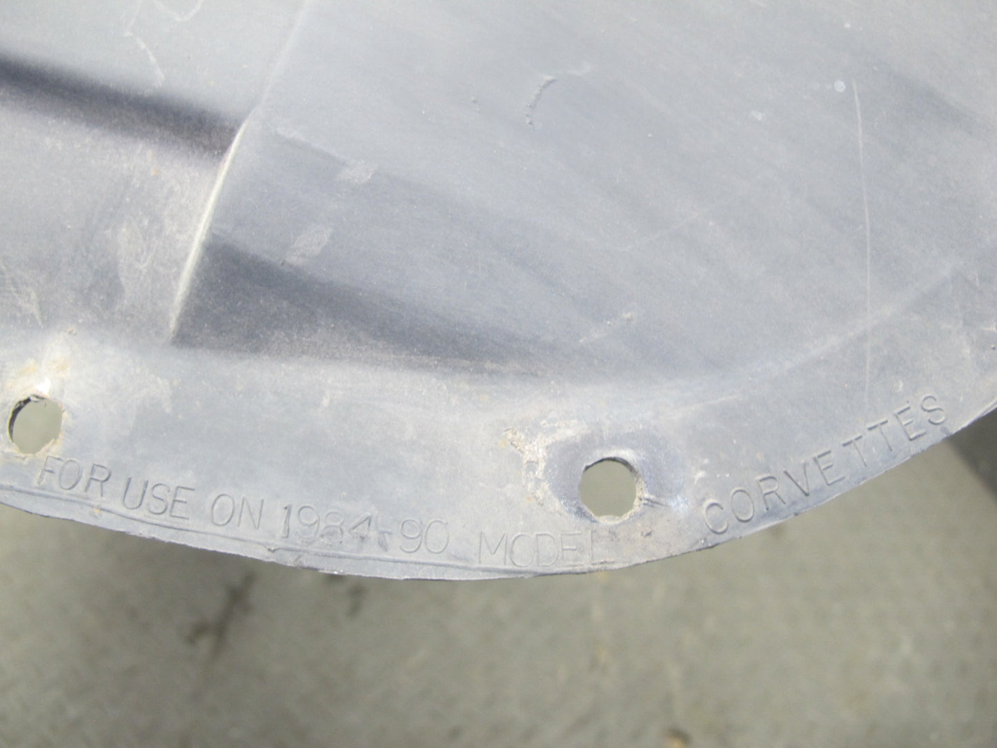 84-96 Chevrolet Corvette C4 Rear Left Fender Liner Splash Shield Guard OEM