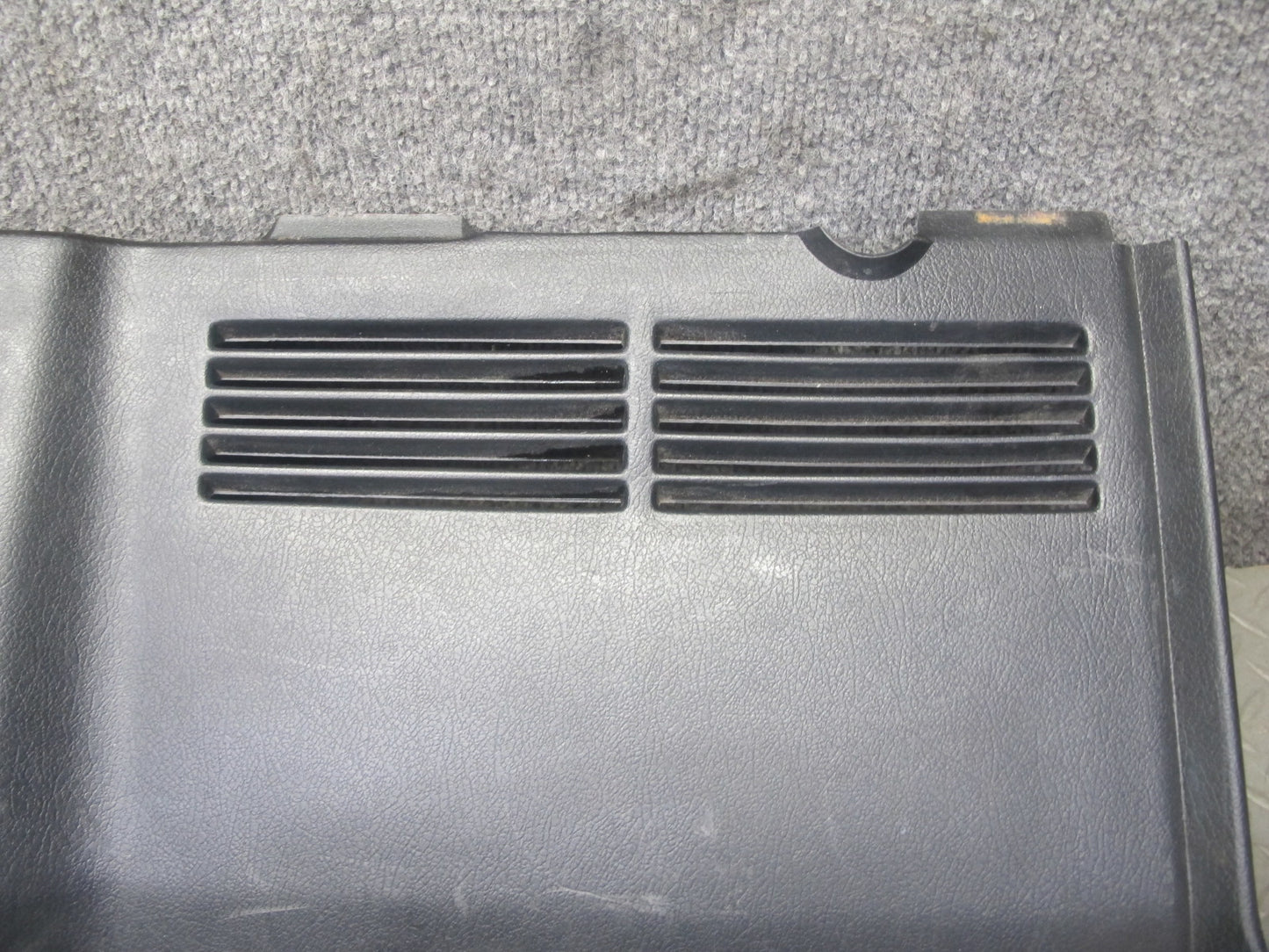 84-86 Nissan Z31 300ZX 2+0 Rear Trunk Lock Latch Interior Trim Panel Cover OEM