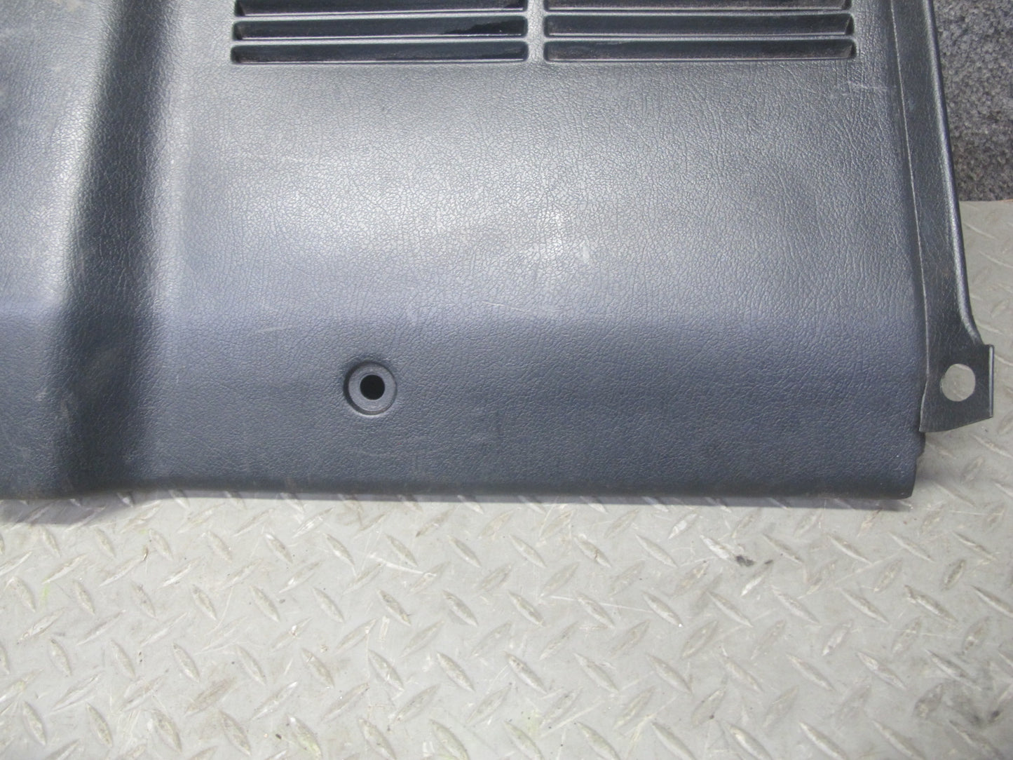 84-86 Nissan Z31 300ZX 2+0 Rear Trunk Lock Latch Interior Trim Panel Cover OEM