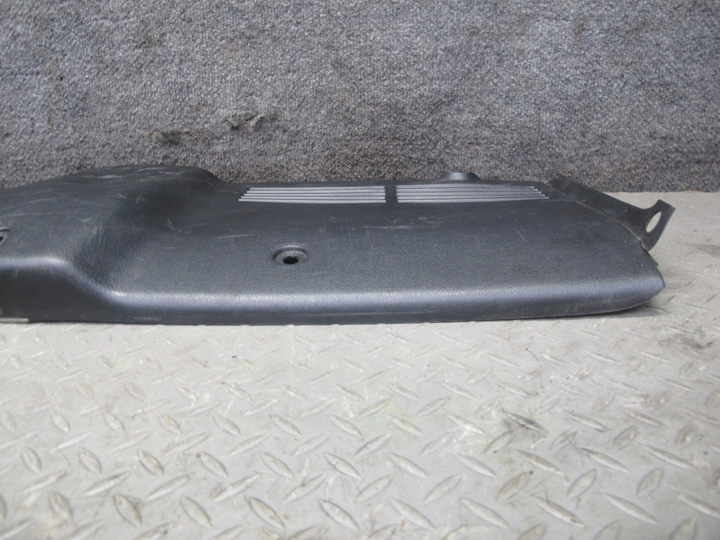 84-86 Nissan Z31 300ZX 2+0 Rear Trunk Lock Latch Interior Trim Panel Cover OEM