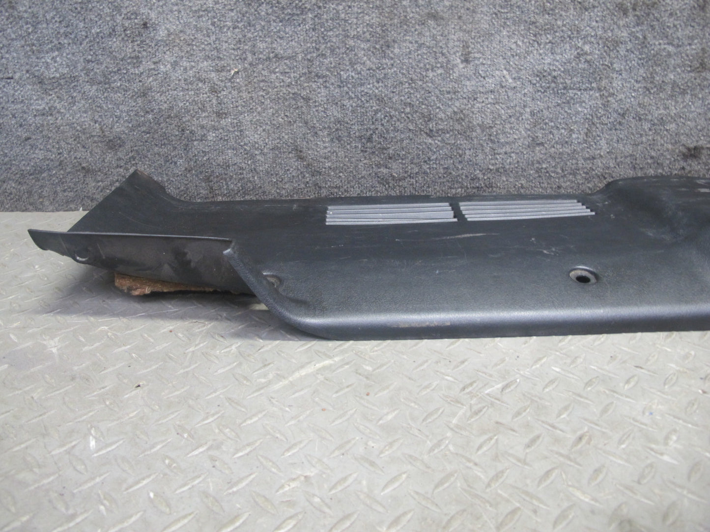 84-86 Nissan Z31 300ZX 2+0 Rear Trunk Lock Latch Interior Trim Panel Cover OEM