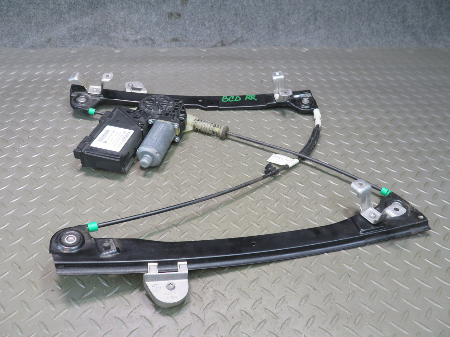 06-12 Bentley Continental Flying Spur Rear Right Door Window Regulator W/ Motor