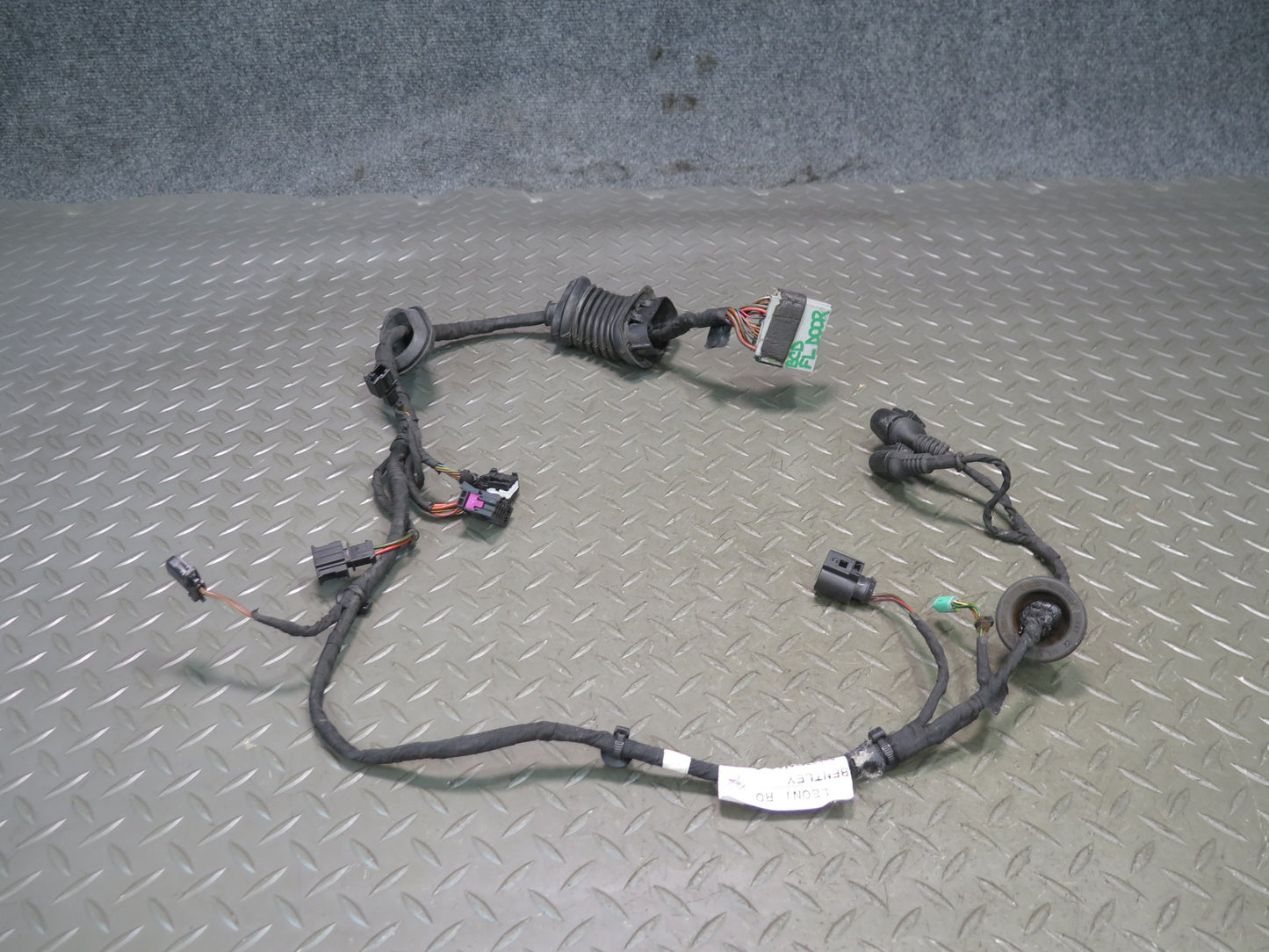 06-12 Bentley Continental Flying Spur Front Left Door Wire Wiring Harness