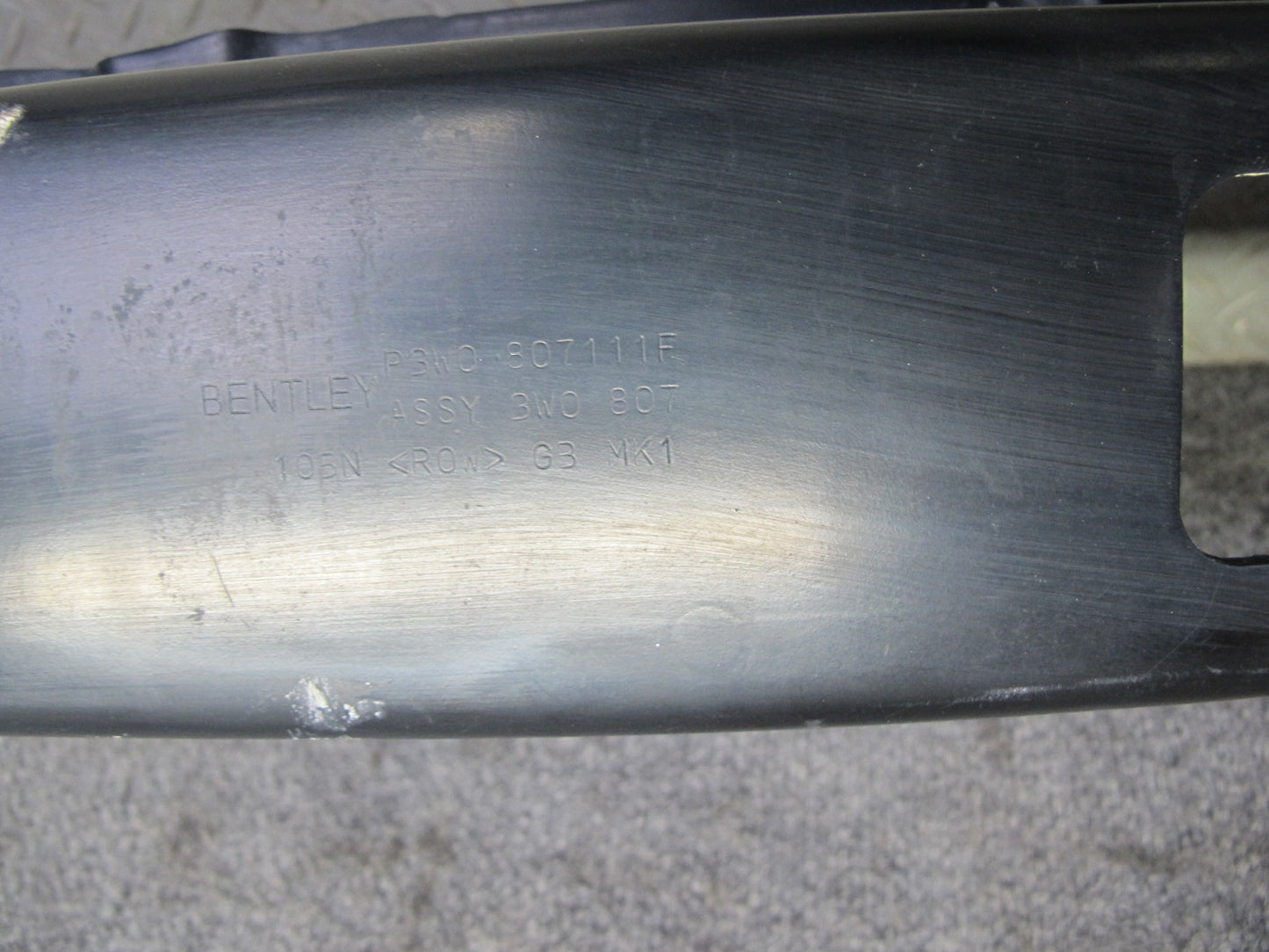 2006-2012 Bentley Continental Flying Spur Front Bumper Reinforcement Impact Bar