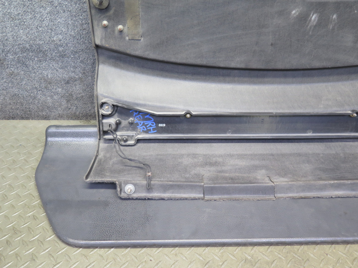 88-91 Mazda RX7 FC3S Convertible Rear Trunk Cargo Cover Wind Deflector Gray OEM