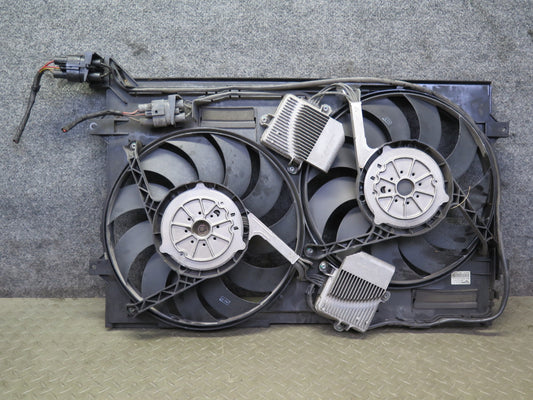 2006-2010 Bentley Flying Spur Engine Radiator Cooling Dual Fan Shroud