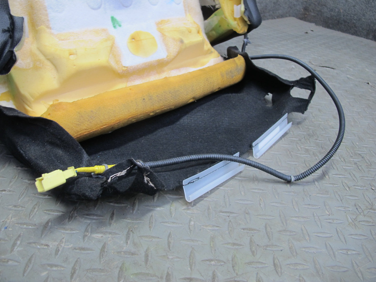 11-19 Nissan Z34 370Z Convertible Right Seat Upper Leather Cushion Backrest OEM