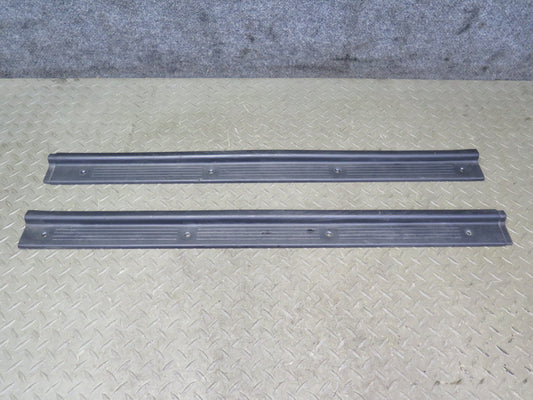 84-89 Nissan Z31 300ZX 2+0 Left & Right Door Scuff Sill Plate Trim Panel Set OEM