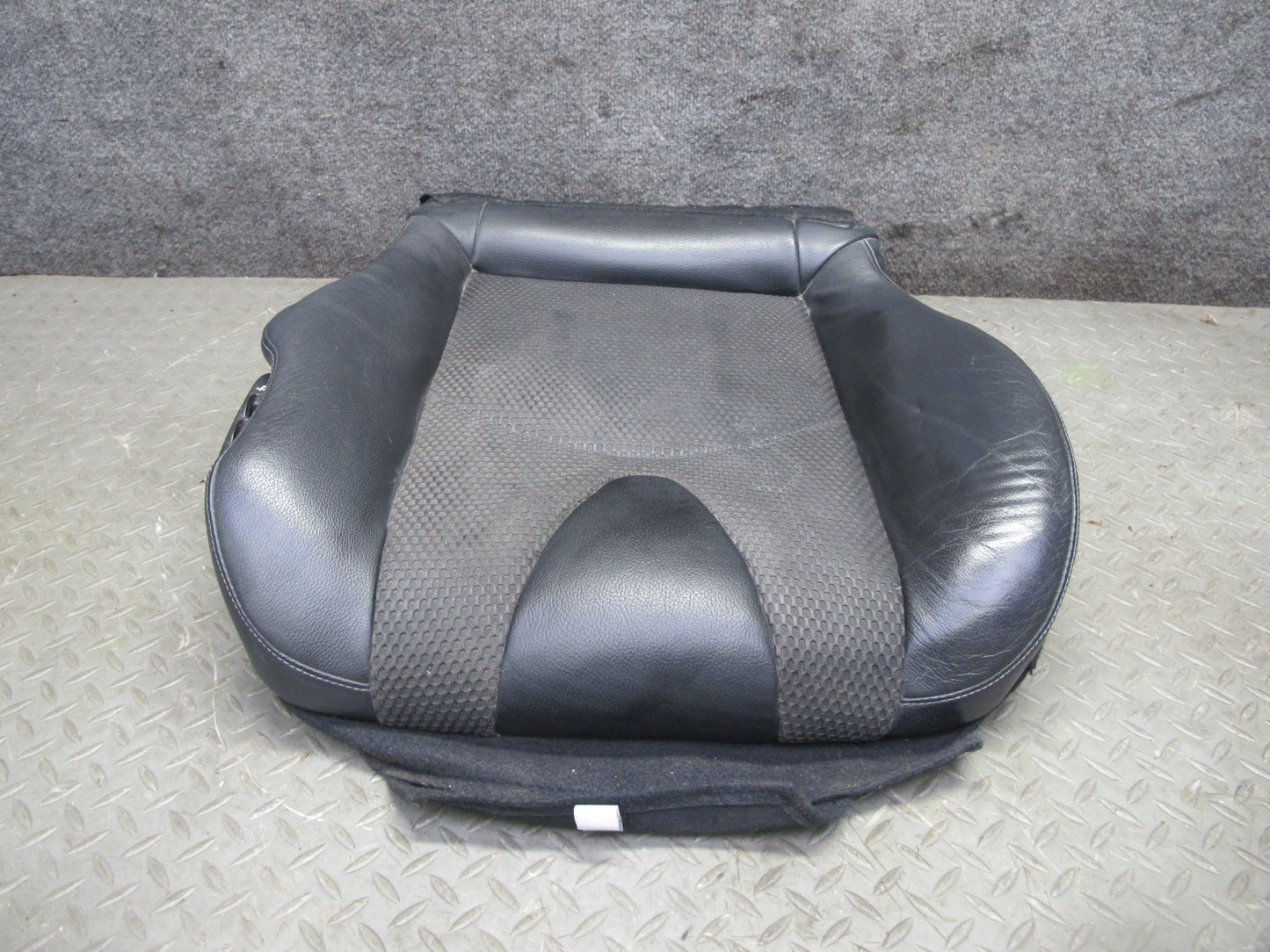 11-19 Nissan Z34 370Z Convert Front Left Seat Lower Leather Cushion Black OEM