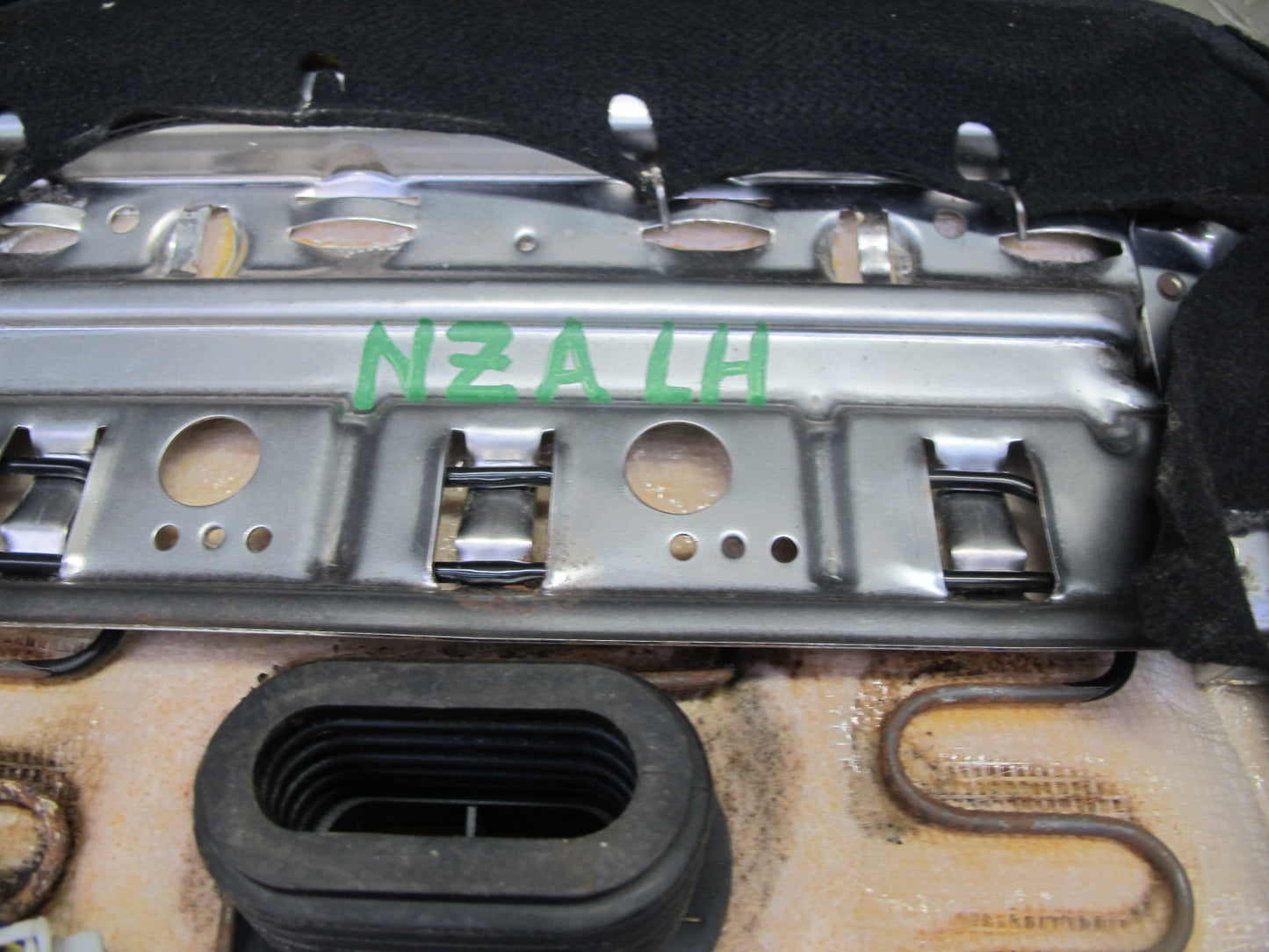 11-19 Nissan Z34 370Z Convert Front Left Seat Lower Leather Cushion Black OEM