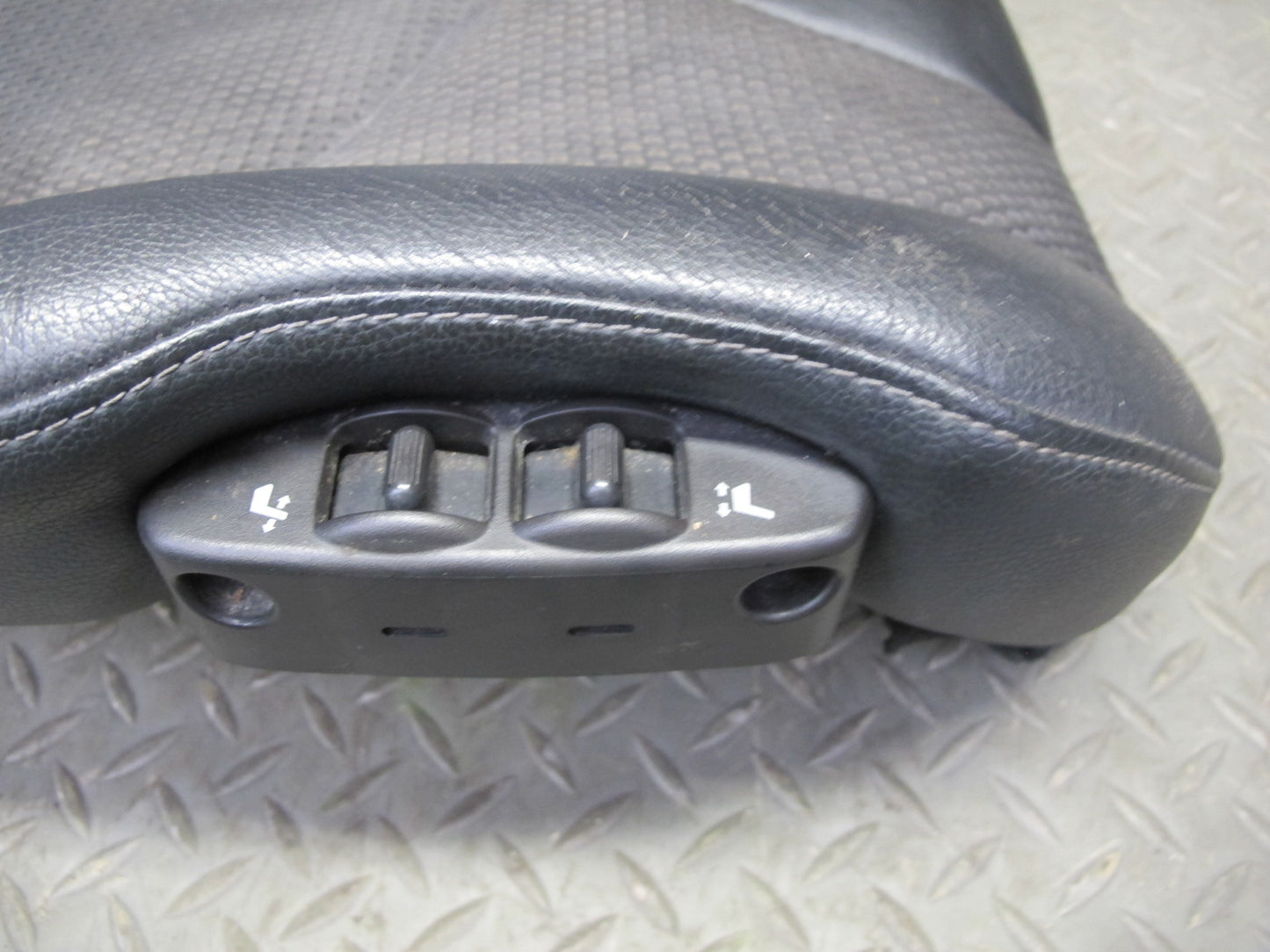 11-19 Nissan Z34 370Z Convert Front Left Seat Lower Leather Cushion Black OEM