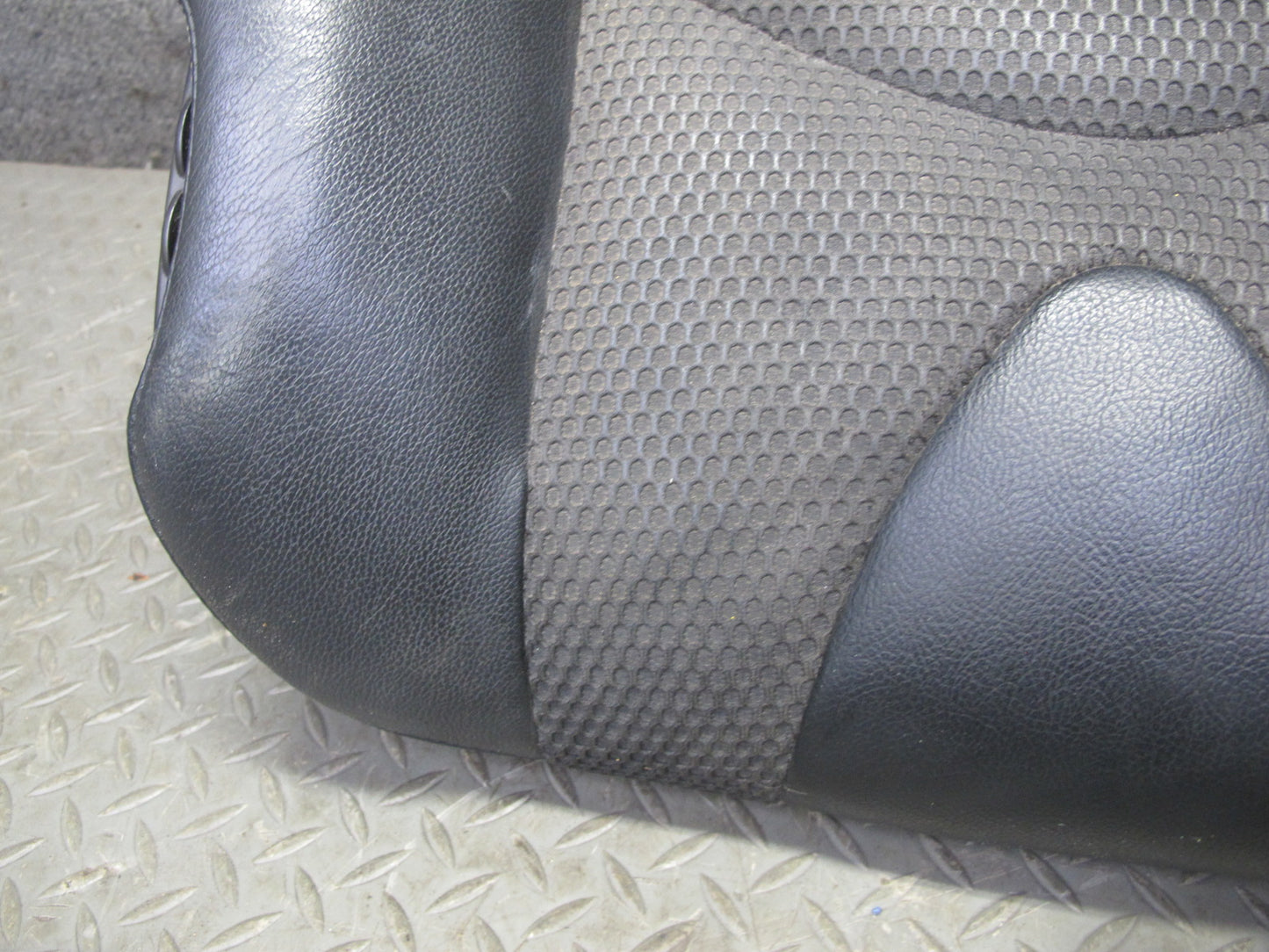 11-19 Nissan Z34 370Z Convert Front Left Seat Lower Leather Cushion Black OEM