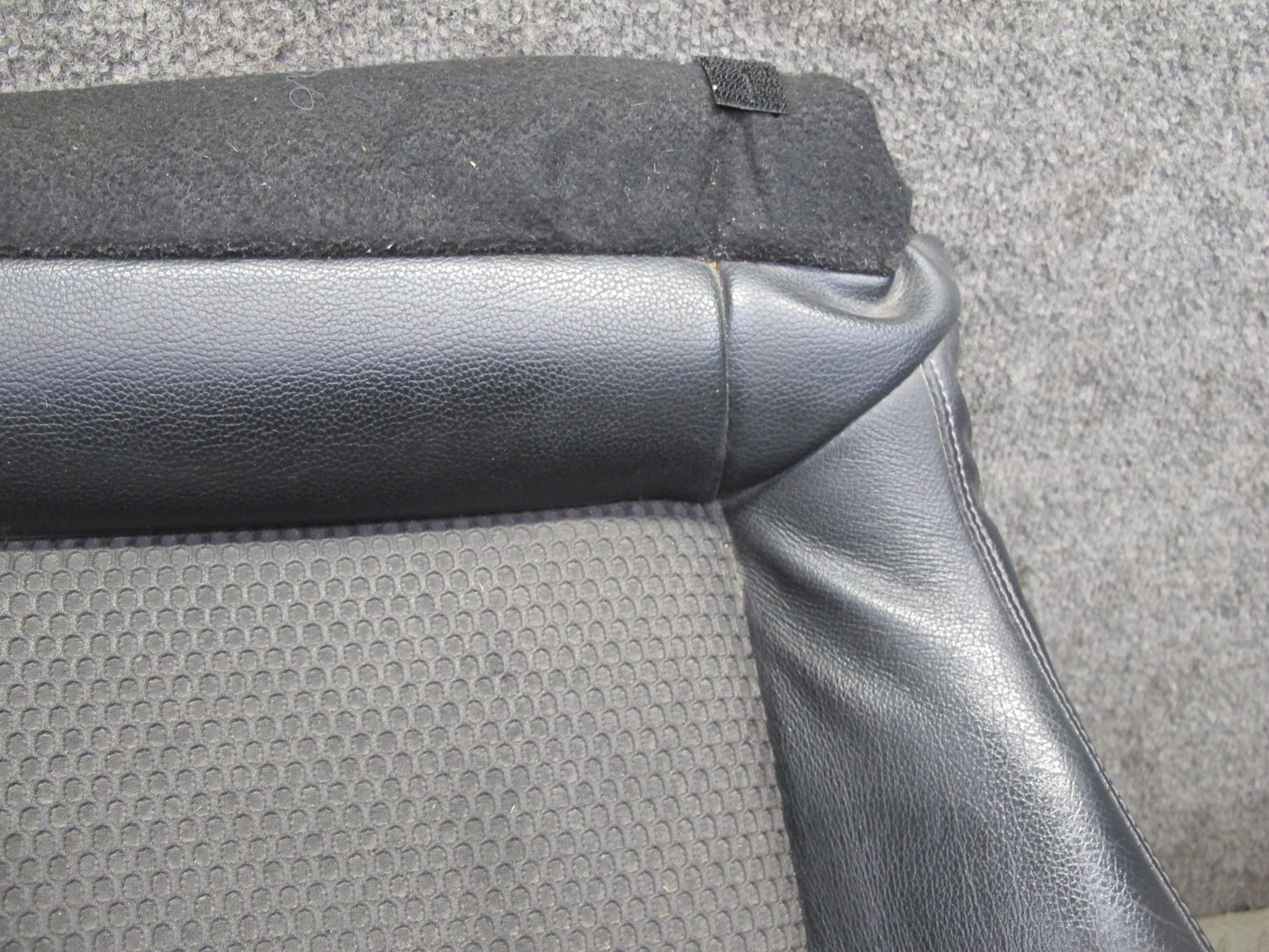 11-19 Nissan Z34 370Z Convert Front Left Seat Lower Leather Cushion Black OEM