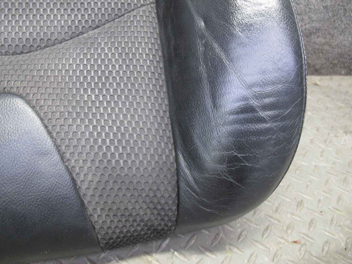 11-19 Nissan Z34 370Z Convert Front Left Seat Lower Leather Cushion Black OEM