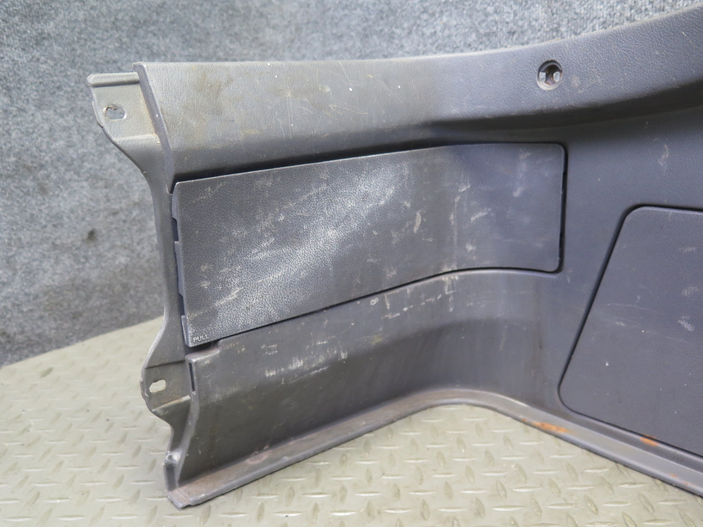 89-92 Toyota Supra MK3 Rear Left & Right Quarter Trunk Trim Cover Panel Gray OEM