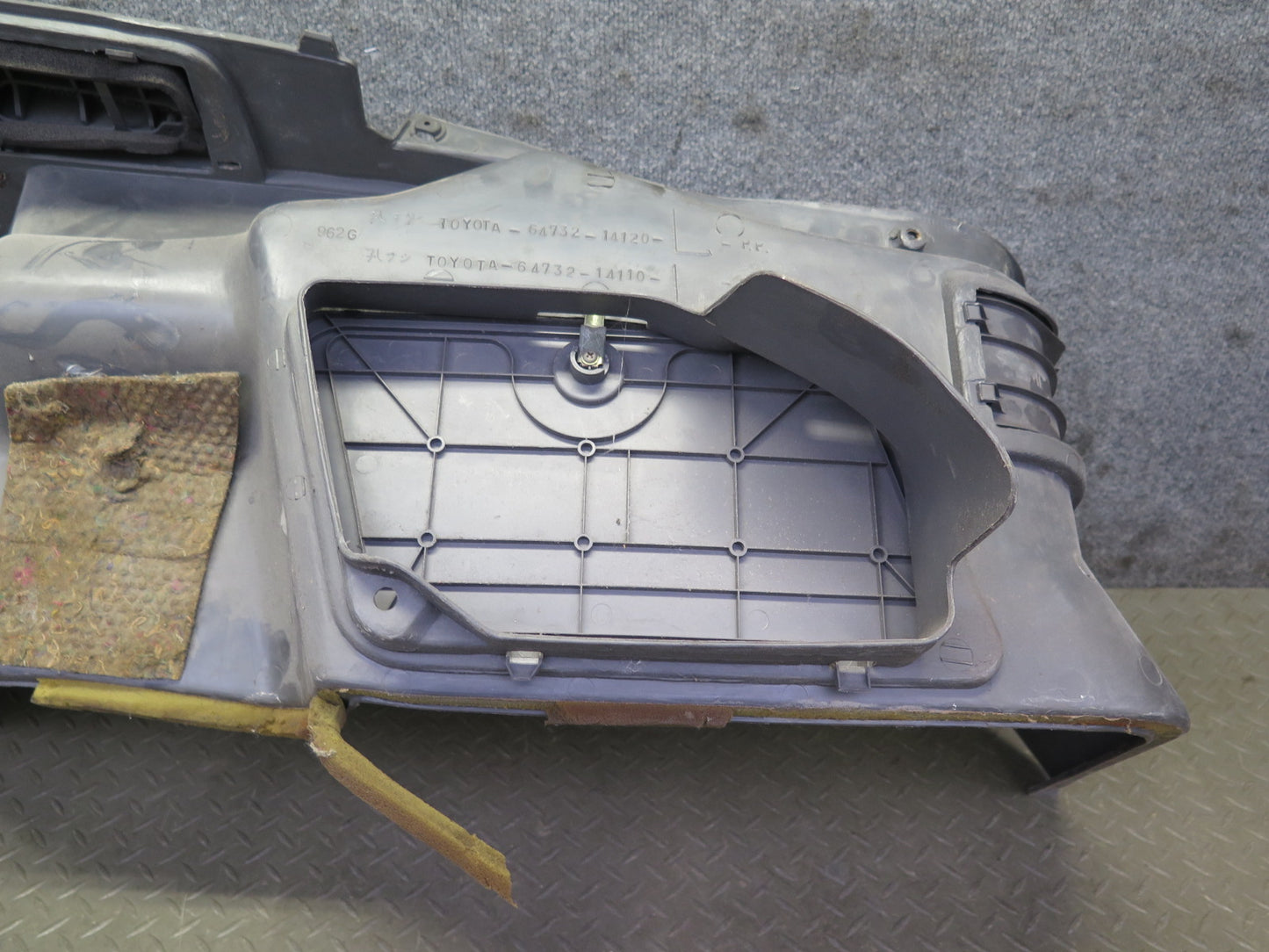 89-92 Toyota Supra MK3 Rear Left & Right Quarter Trunk Trim Cover Panel Gray OEM