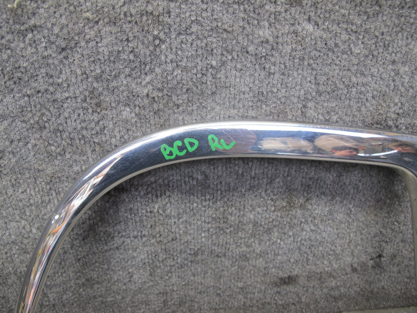 2006-2012 Bentley Flying Spur Rear Left Door Window Chrome Trim Molding Set