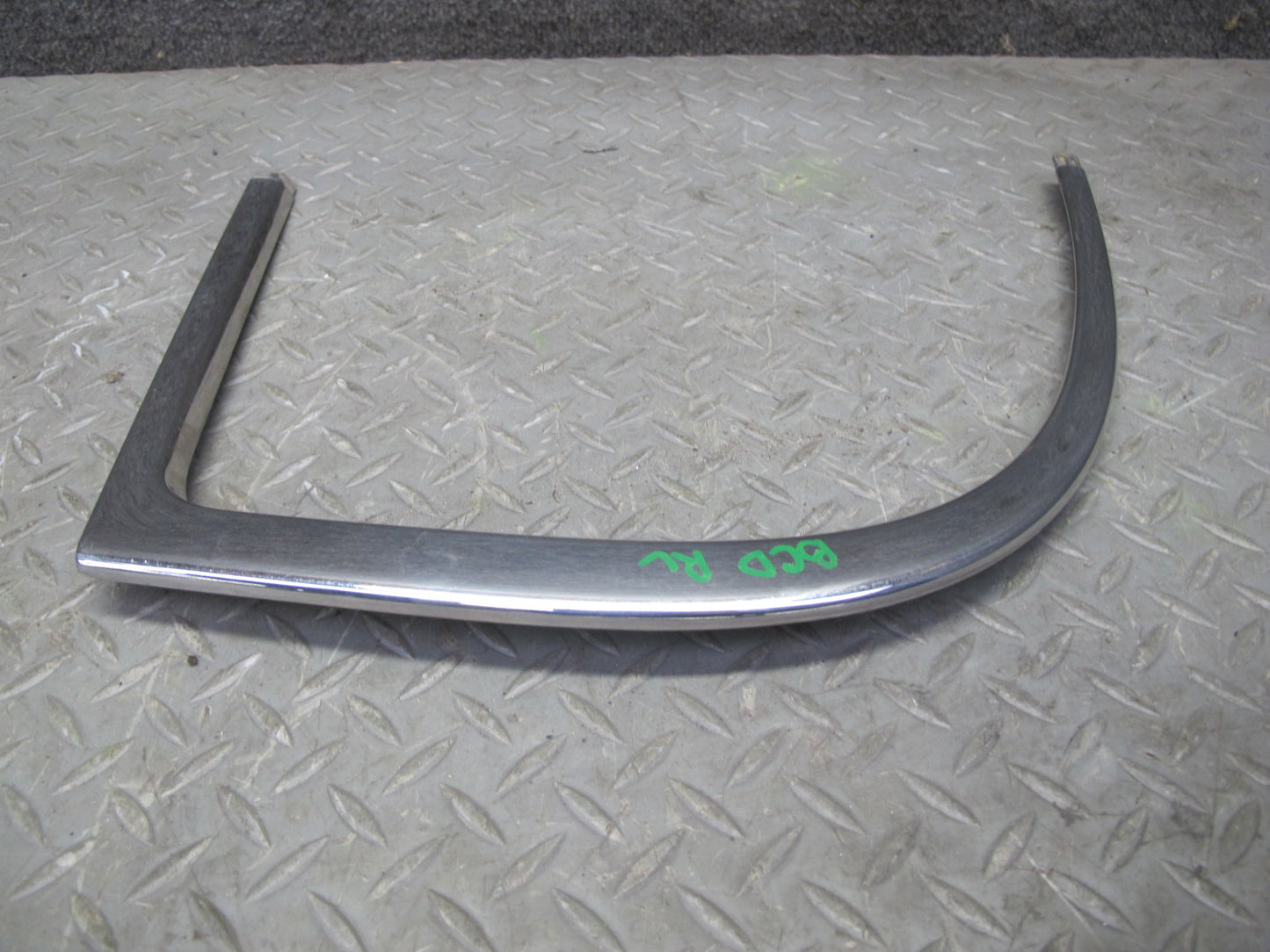 2006-2012 Bentley Flying Spur Rear Left Door Window Chrome Trim Molding Set