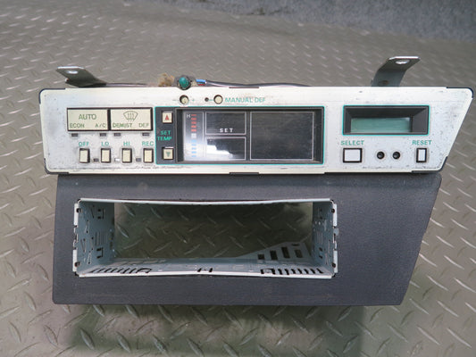 85-86 Nissan Z31 300ZX A/C Heater Climate Control Switch Panel w Radio Mount OEM