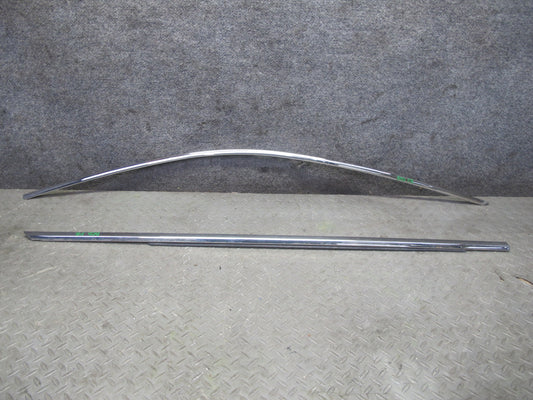 2006-2012 Bentley Flying Spur Front Right Door Window Chrome Trim Molding Set