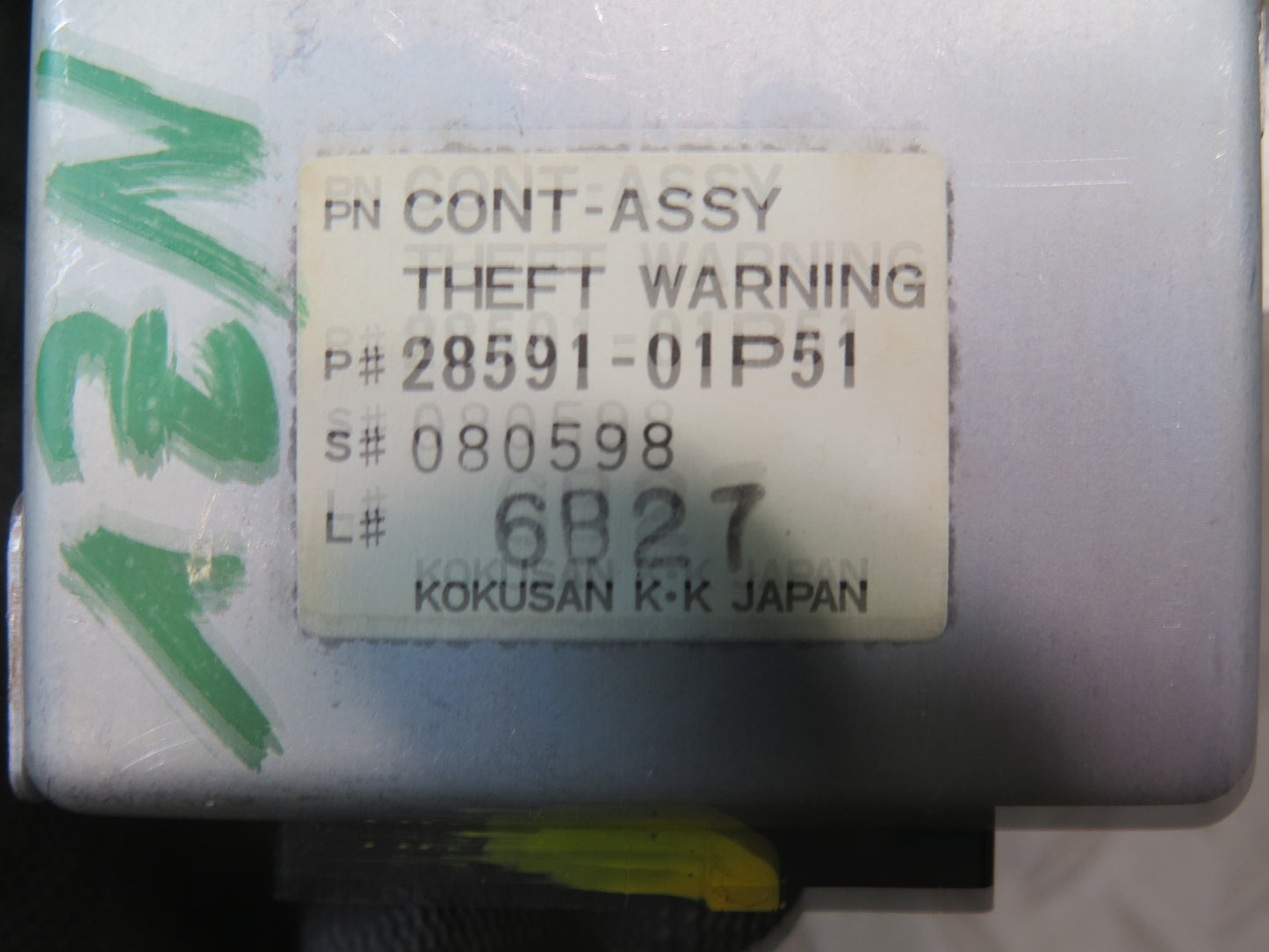 84-86 Nissan Z31 300ZX Theft Warning Control Module 28591-01P51 OEM