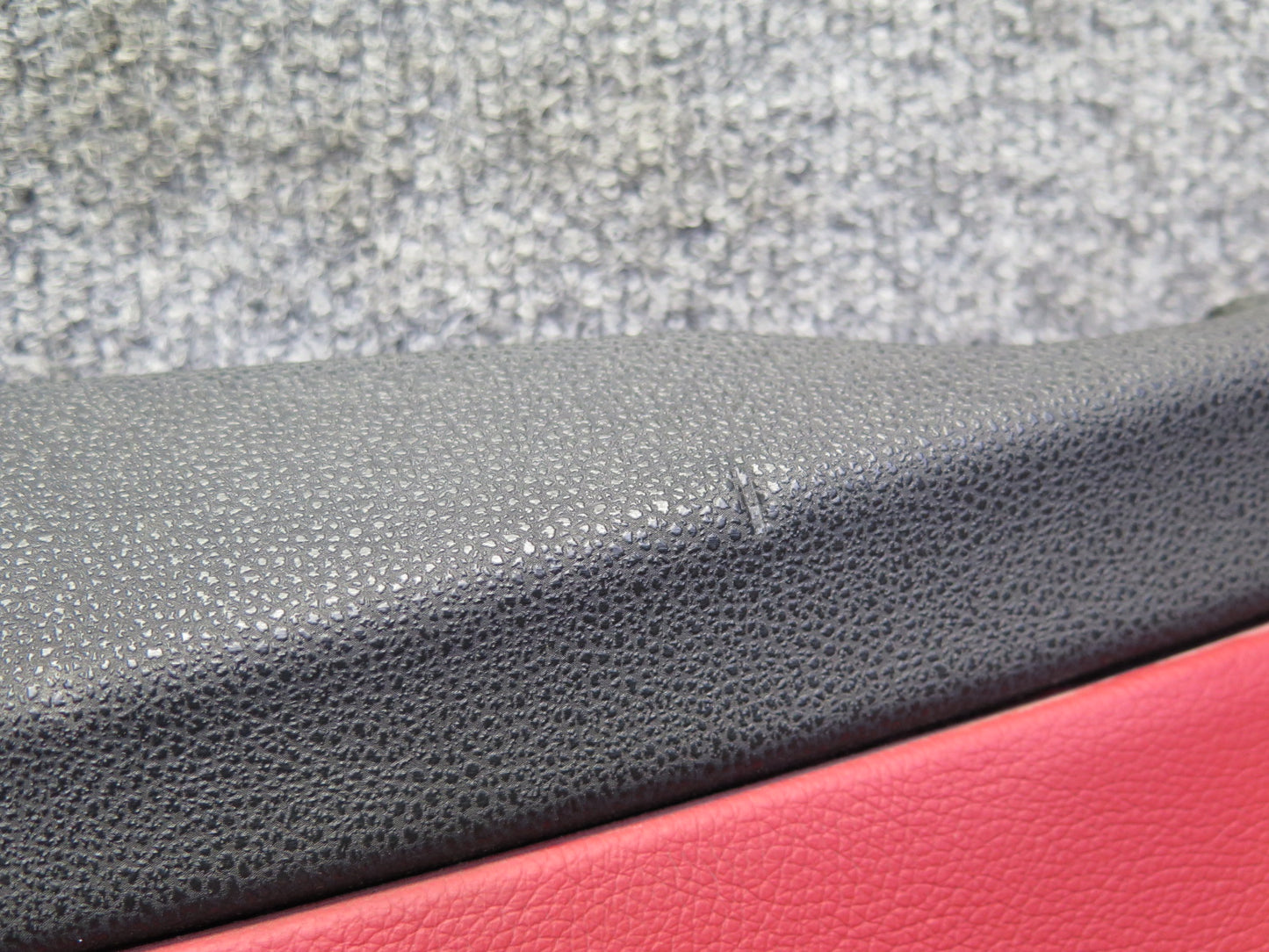 06-08 BMW E85 Z4 Set of 2 Left & Right Door Interior Trim Panel Black & RED OEM