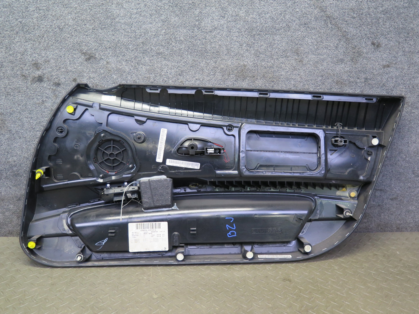 06-08 BMW E85 Z4 Set of 2 Left & Right Door Interior Trim Panel Black & RED OEM