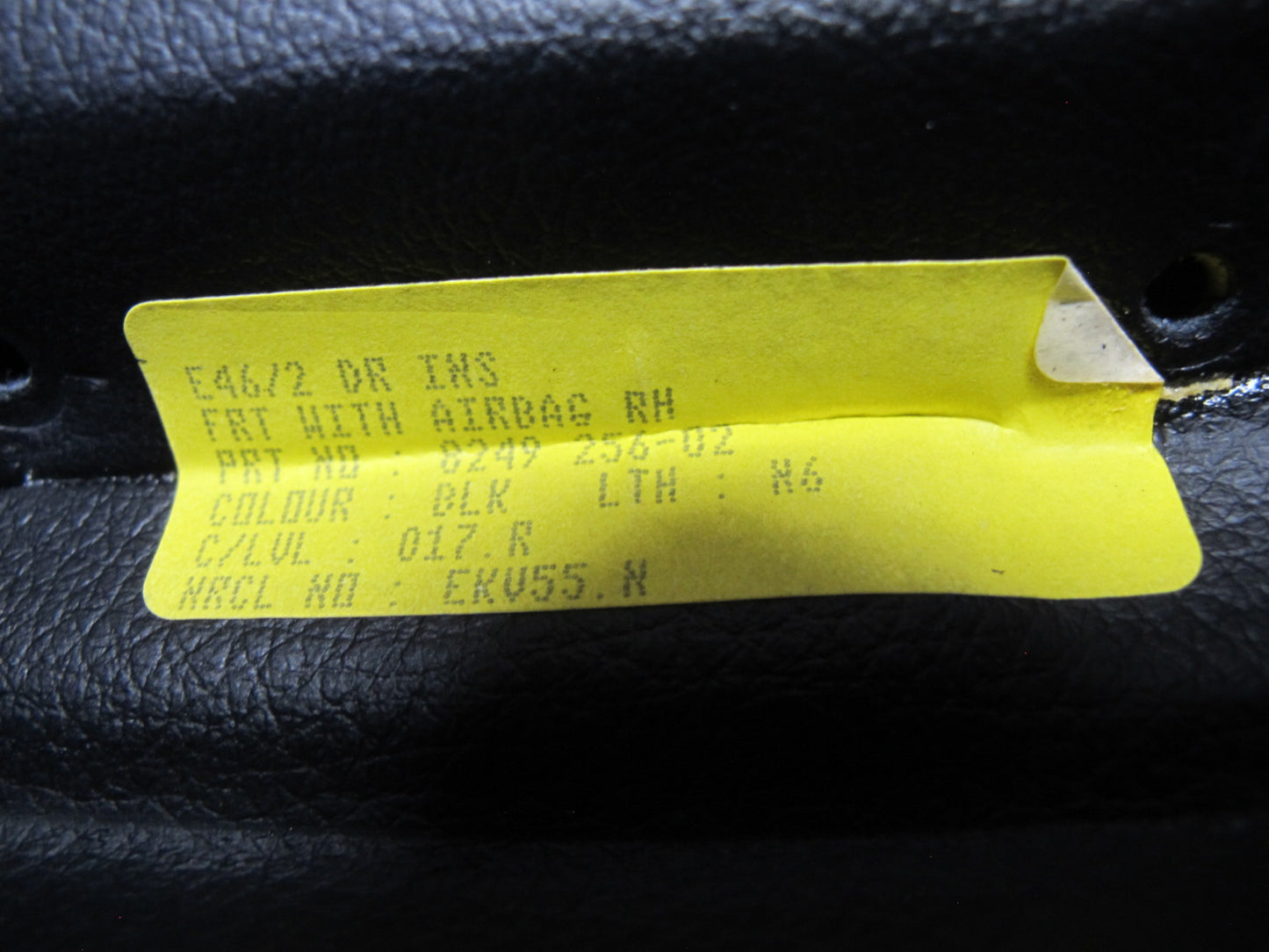 01-06 BMW E46 330ci Coupe Convertible Right Door Interior  Trim Panel Black OEM