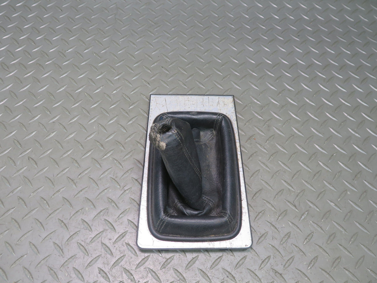 84-86 Nissan Z31 300ZX 2+0 M/T Manual Transmission Shifter Trim Cover w Boot OEM