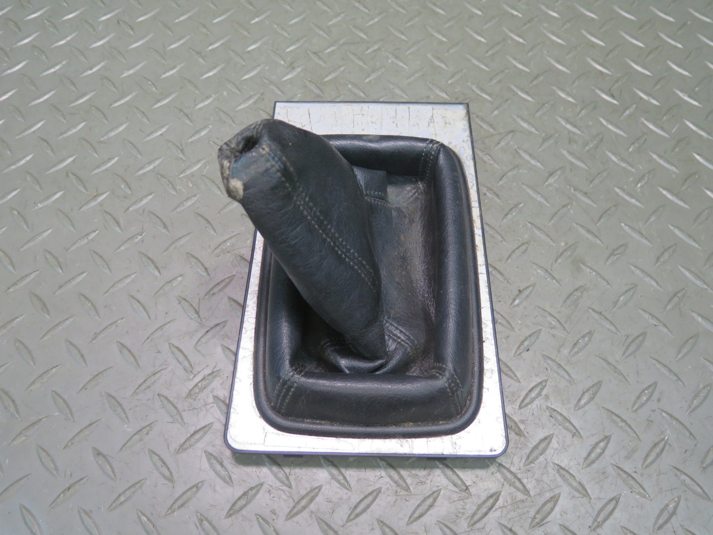 84-86 Nissan Z31 300ZX 2+0 M/T Manual Transmission Shifter Trim Cover w Boot OEM