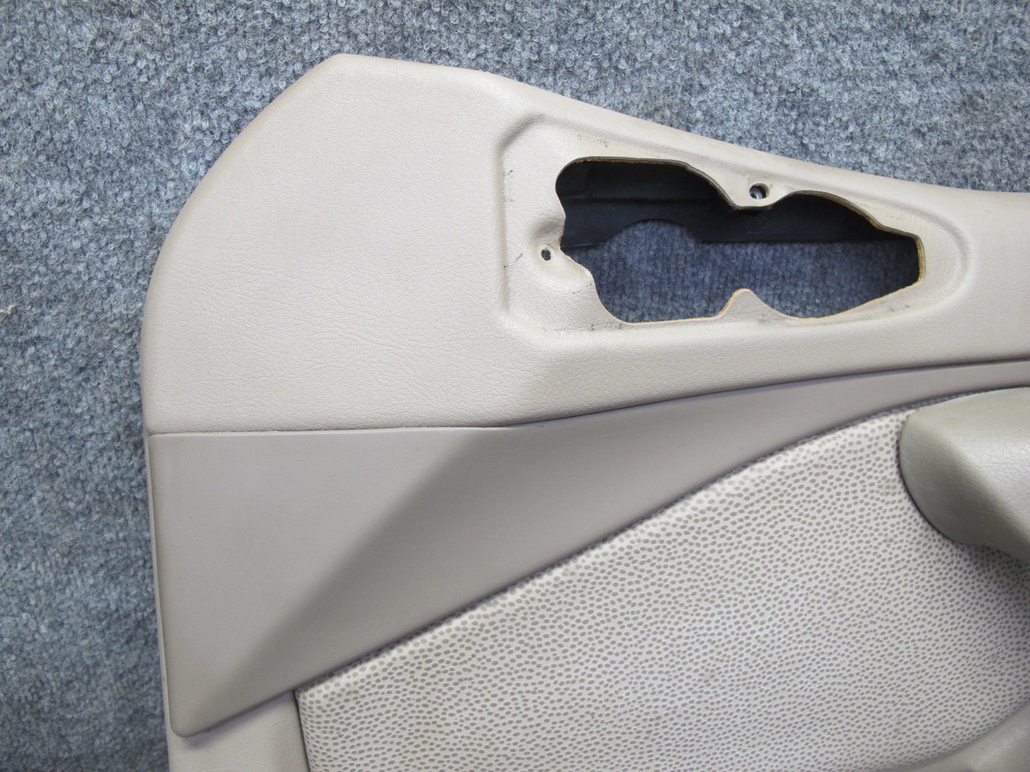 96-98 BMW E36/7 Z3 Right Passenger Door Interior Trim Panel Sand Beige OEM