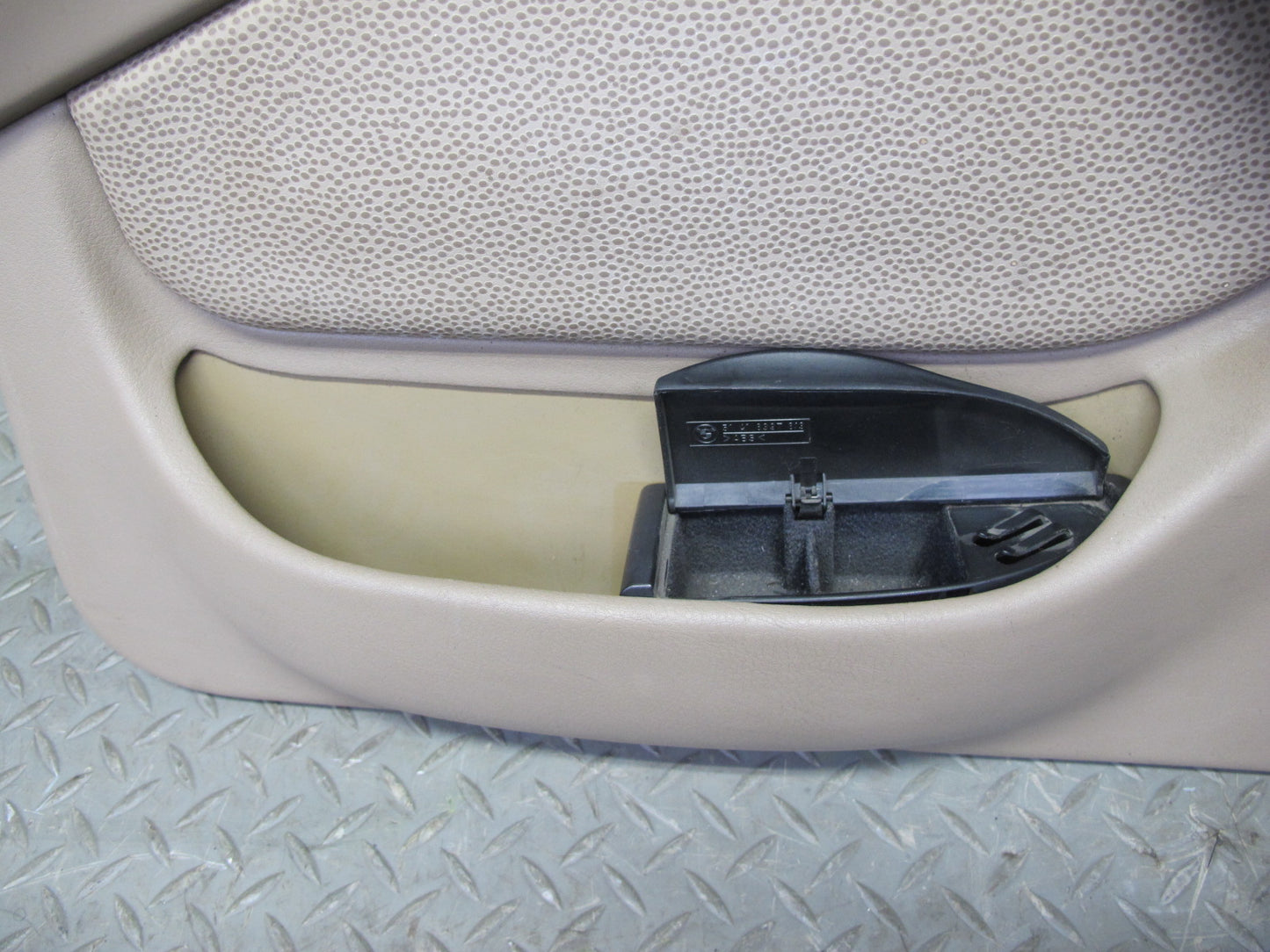 96-98 BMW E36/7 Z3 Right Passenger Door Interior Trim Panel Sand Beige OEM