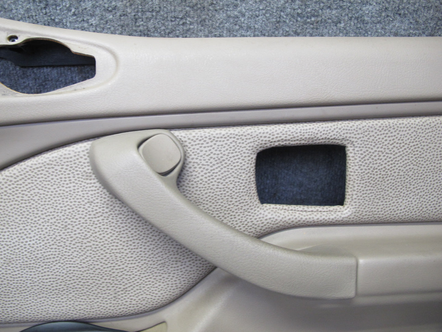 96-98 BMW E36/7 Z3 Right Passenger Door Interior Trim Panel Sand Beige OEM