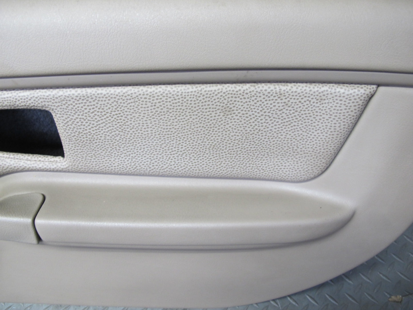 96-98 BMW E36/7 Z3 Right Passenger Door Interior Trim Panel Sand Beige OEM