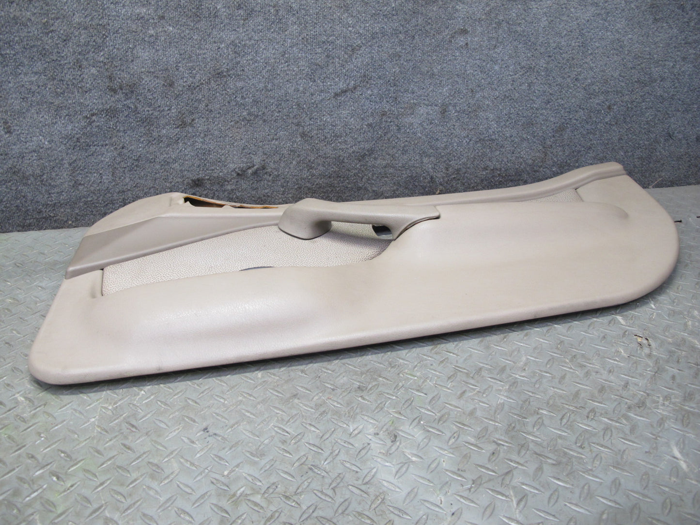 96-98 BMW E36/7 Z3 Right Passenger Door Interior Trim Panel Sand Beige OEM
