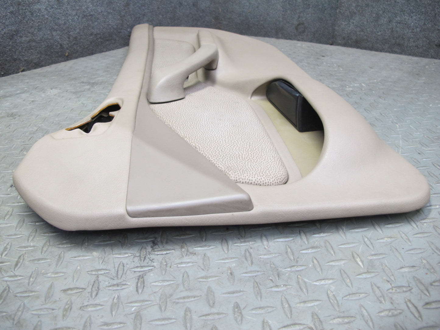 96-98 BMW E36/7 Z3 Right Passenger Door Interior Trim Panel Sand Beige OEM