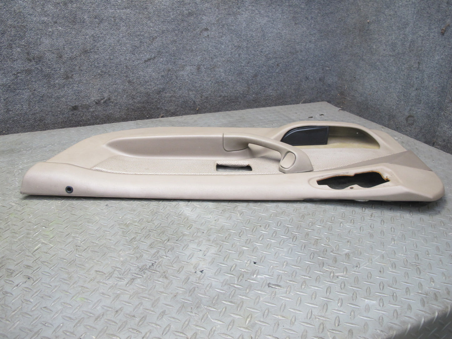 96-98 BMW E36/7 Z3 Right Passenger Door Interior Trim Panel Sand Beige OEM