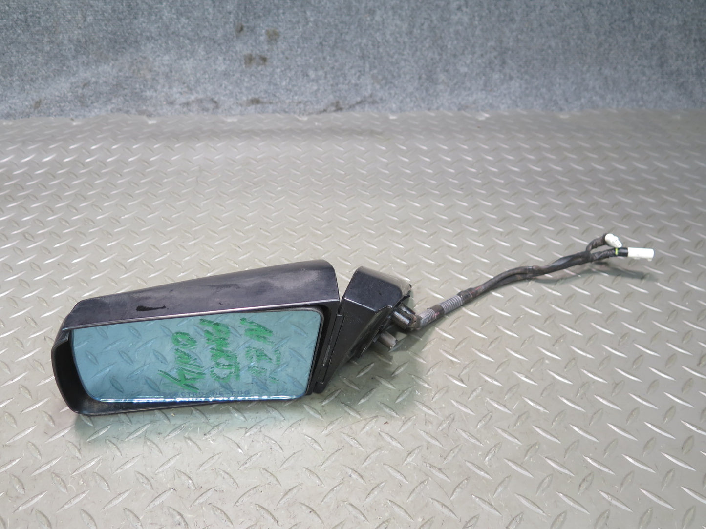 85-89 Nissan Z31 300ZX 2+0 Left Door Side View Exterior Power Heated Mirror Dmgd