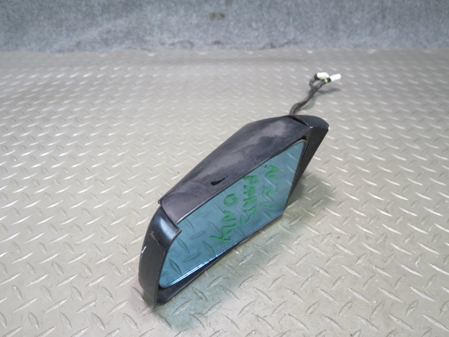 85-89 Nissan Z31 300ZX 2+0 Left Door Side View Exterior Power Heated Mirror Dmgd