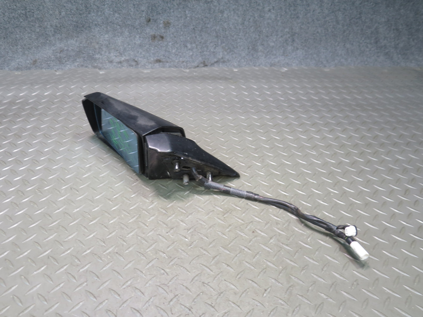 85-89 Nissan Z31 300ZX 2+0 Left Door Side View Exterior Power Heated Mirror Dmgd