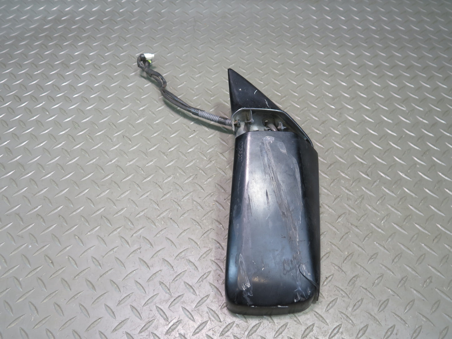 85-89 Nissan Z31 300ZX 2+0 Left Door Side View Exterior Power Heated Mirror Dmgd