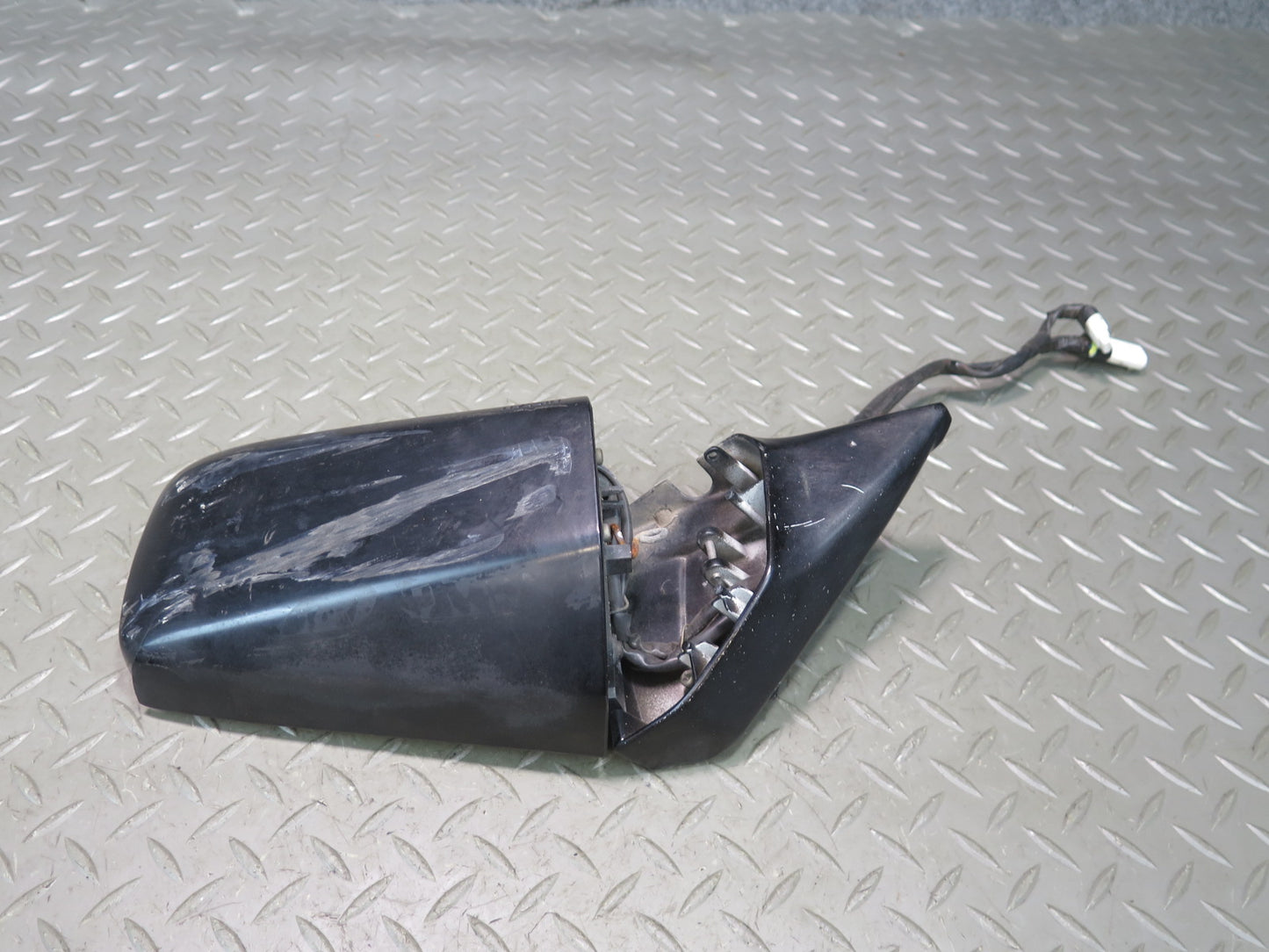 85-89 Nissan Z31 300ZX 2+0 Left Door Side View Exterior Power Heated Mirror Dmgd