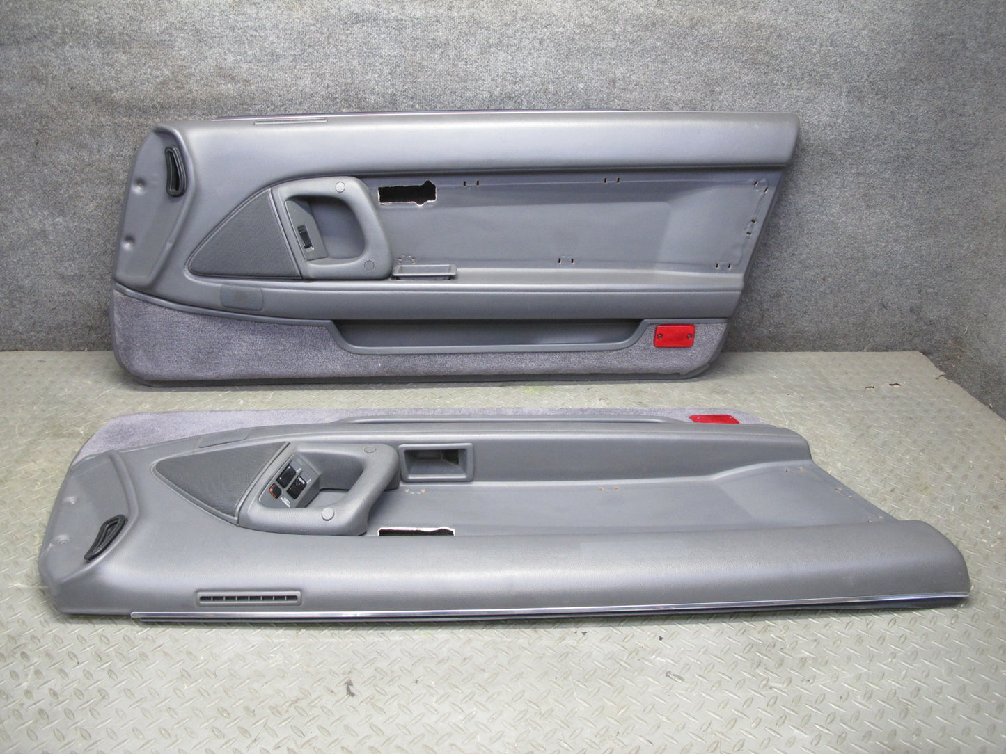 89-90 Toyota Supra MK3 Front Left & Right Door Interior Trim Cover Panel 60K OEM