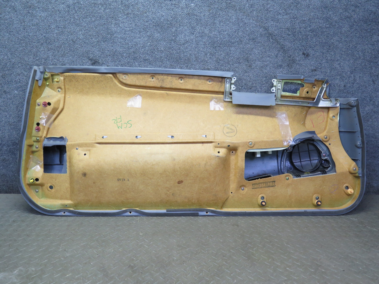 92-94 Lexus UZZ30L SC300 SC400 Front Right Interior Door Panel Trim Gray OEM